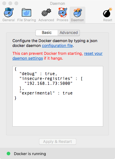 docker for mac 10.10.5